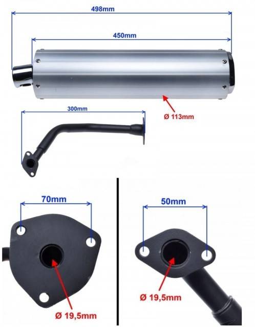 Toba racing scuter chinezesc (4T, R12)