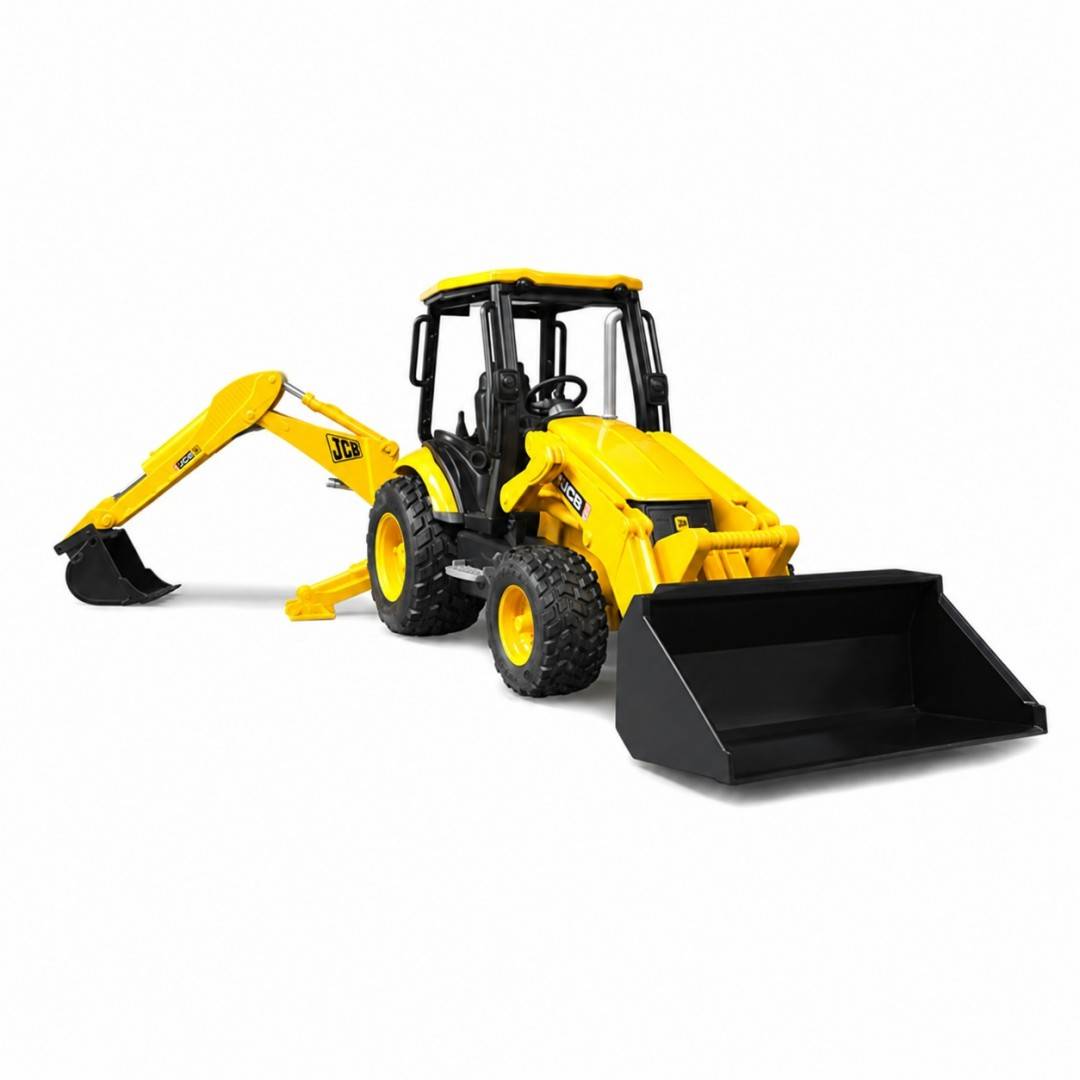 Tractor JCB MIDI CX cu încărcător frontal și lamă - Bruder