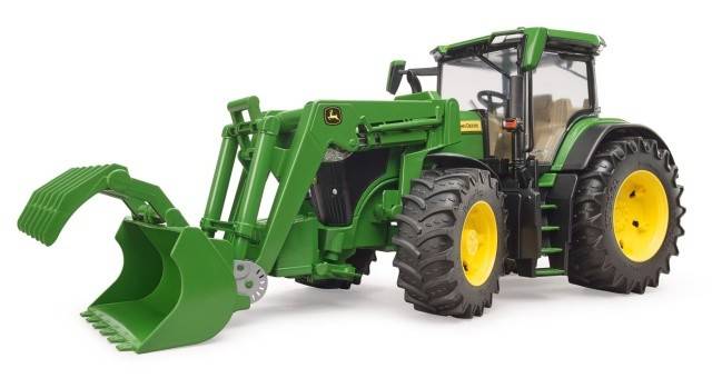 Tractor John Deere 7R 350 cu încărcător frontal - Bruder 3151