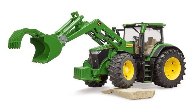 Tractor John Deere 7R 350 cu încărcător frontal - Bruder 3151