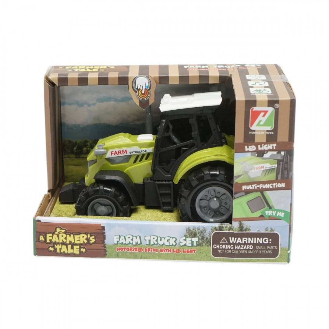 Tractor, jucarie cu lumini led