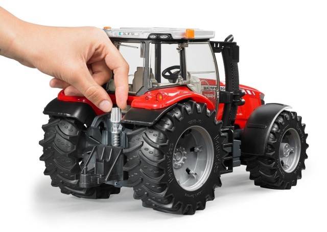 Tractor Massey Ferguson 7624 - BRUDER 3046 scara 1:16