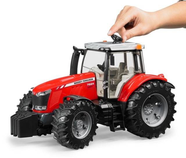 Tractor Massey Ferguson 7624 - BRUDER 3046 scara 1:16