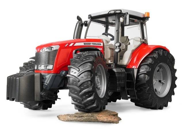 Tractor Massey Ferguson 7624 - BRUDER 3046 scara 1:16