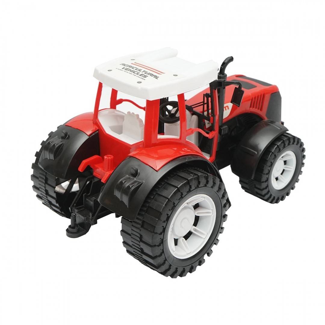 Tractor rosu, 300x200x190mm jucarie copii +3 ani