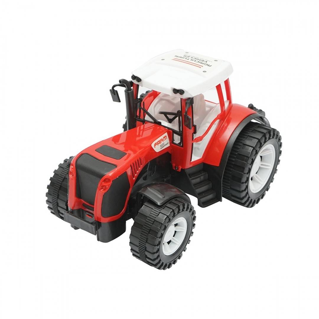 Tractor rosu, 300x200x190mm jucarie copii +3 ani