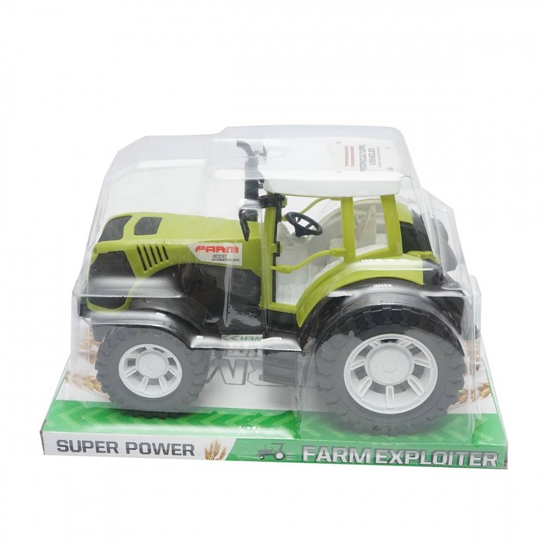 Tractor verde, 300x200x190mm jucarie copii +3 ani