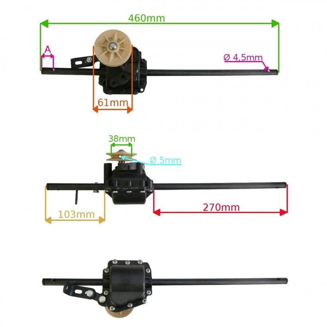 Transmisie masina de tuns gazonul Lider WR46, Handy WR46