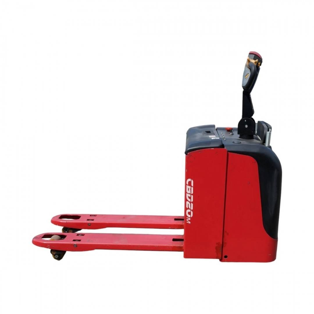 Transpalet electric 2T, baterie 24V, 210Ah, platforma operator, franare electromagnetica, inaltime ridicare 205mm