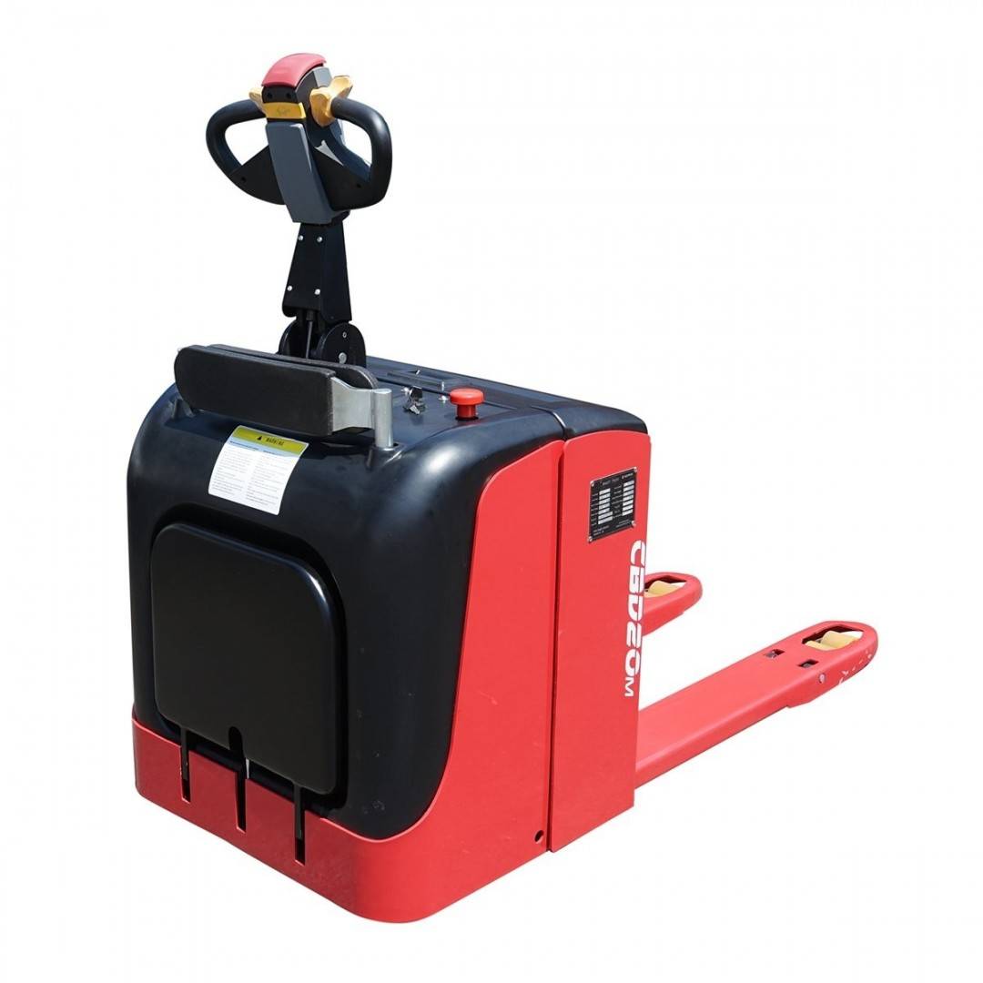 Transpalet electric 2T, baterie 24V, 210Ah, platforma operator, franare electromagnetica, inaltime ridicare 205mm