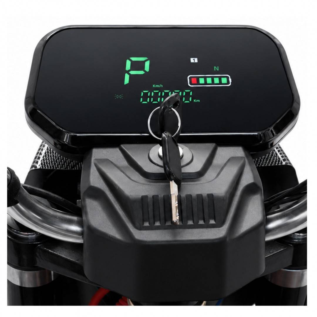 Triciclu electric cargo Samus Houston-45-1.5-72V45 Albastru CIV INCLUS