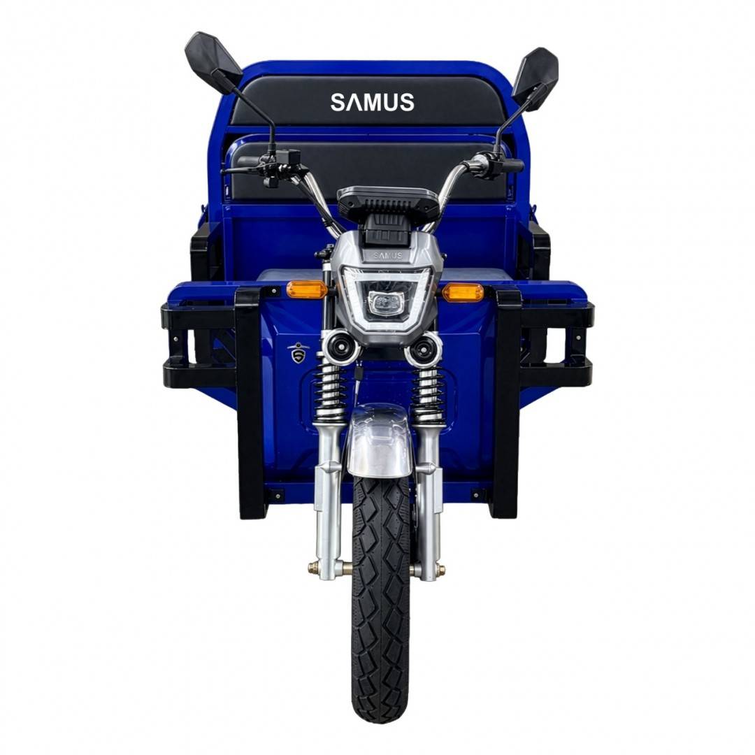 Triciclu electric cargo Samus Houston-45-1.5-72V45 Albastru CIV INCLUS