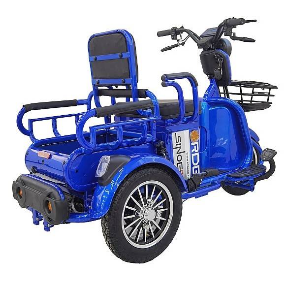 Triciclu Electric RDB SINOE PRO, fara permis, 1160W, 25km/h. cu CIV
