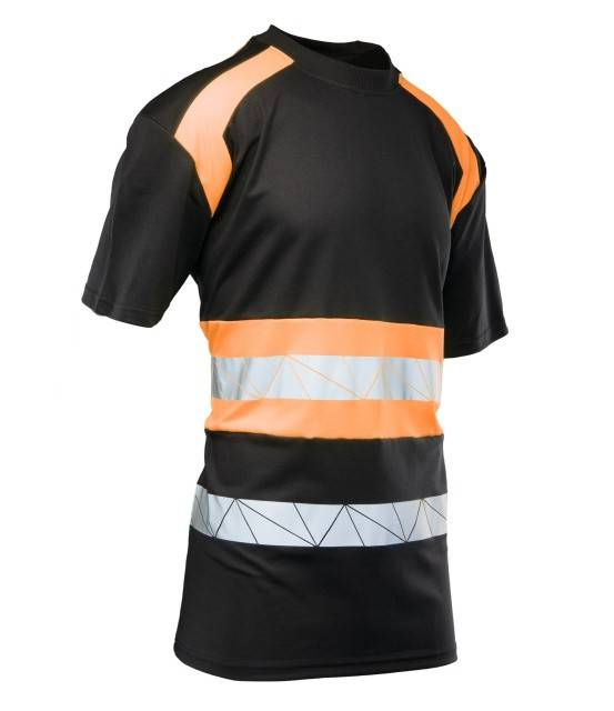 Tricou Negru-Portocaliu SevenKings