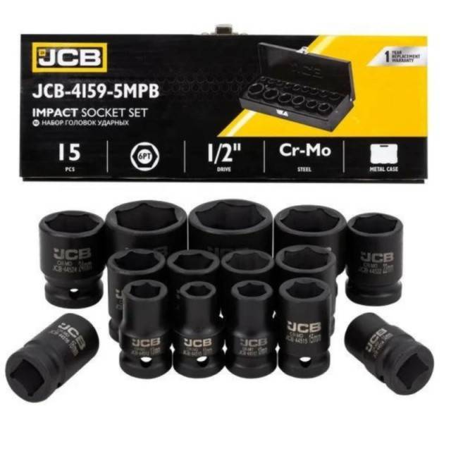 Trusa chei tubulare de impact 1/2 marca JCB