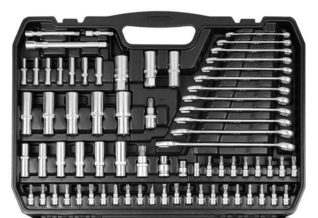 Trusa de 300 de chei 1/2, 3/8, 1/4 10-218 NEO TOOLS, 25 ani GARANTIE