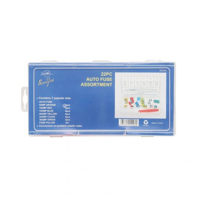 Trusa sigurante electrice auto plate medii si cleste de scos sigurantele 22 piese