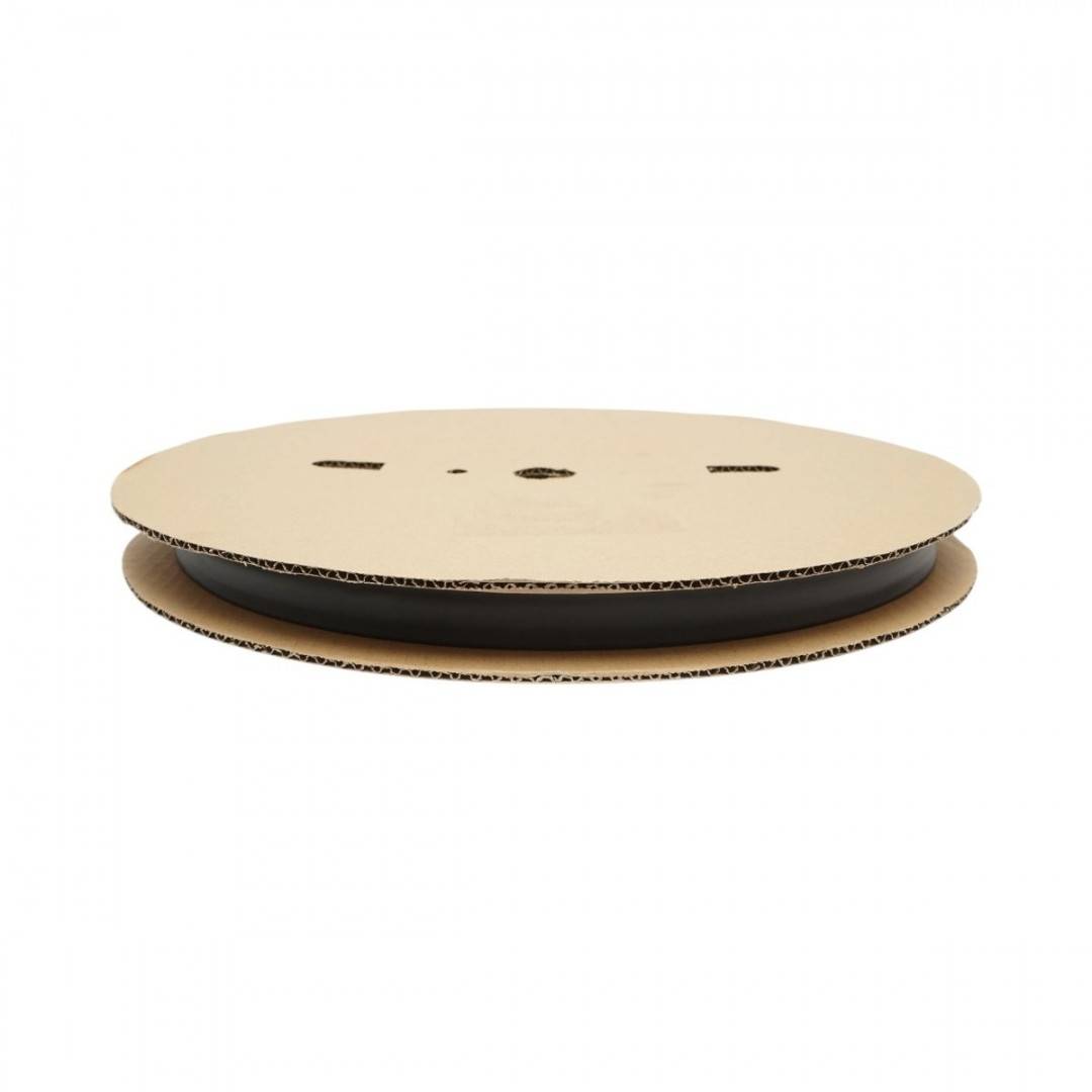 Tub termocontractabil 16mm negru 100m/rola