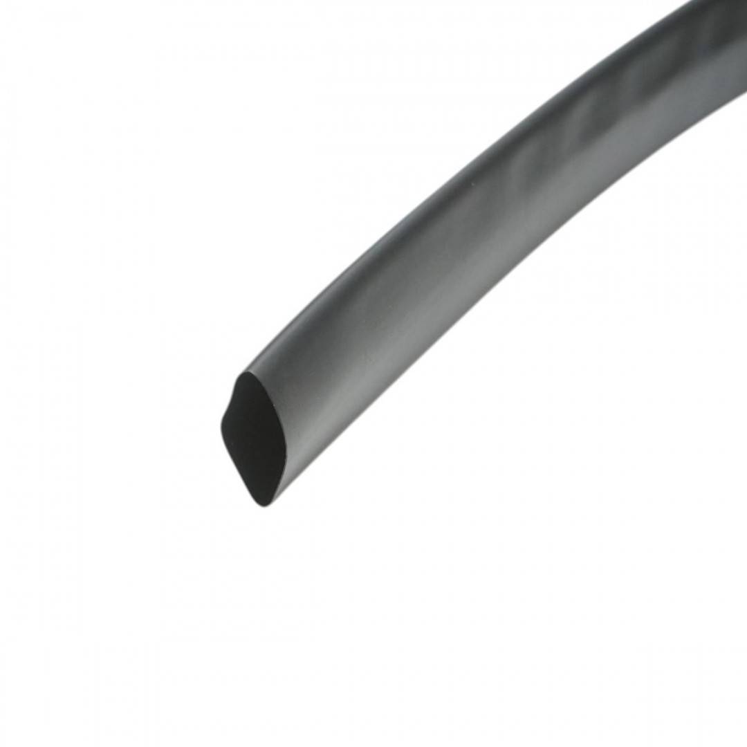 Tub termocontractabil 16mm negru 100m/rola
