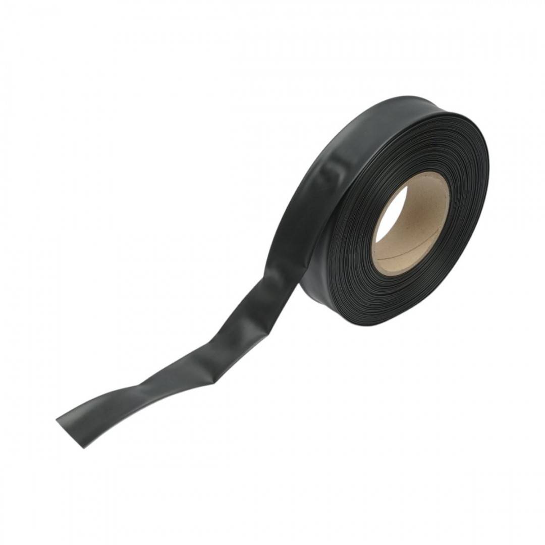 Tub termocontractabil 35mm negru 50m/rola