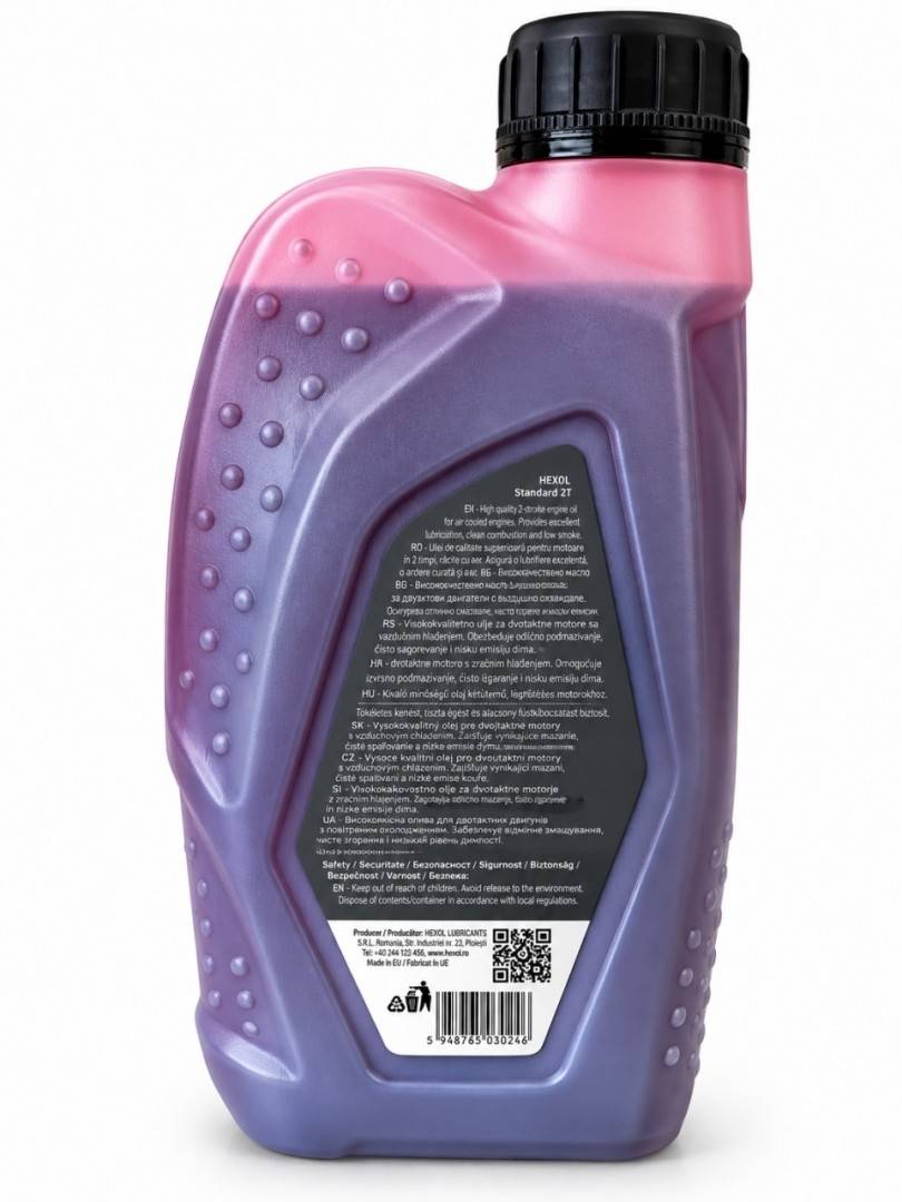 Ulei amestec 2T Hexol rosu (0.6 L)
