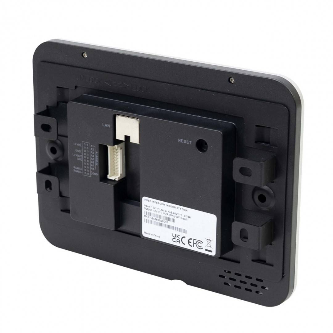 Unitate interioara interfon video PNI MS9000, monitor 7 inch, compatibil cu unitate exterioara PNI UMS9000