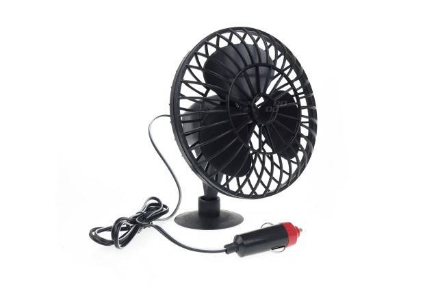Ventilator 12V mini, plastic, ventuza, fi140mm