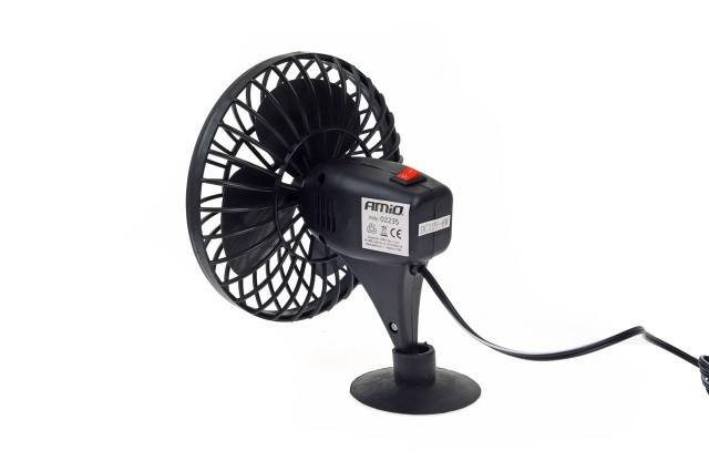 Ventilator 12V mini, plastic, ventuza, fi140mm