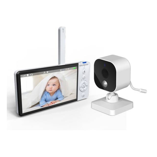 Video Baby Monitor PNI BM500 ecran 5 inch wireless 2.4 Ghz, senzor temperatura, VOX, vedere nocturna