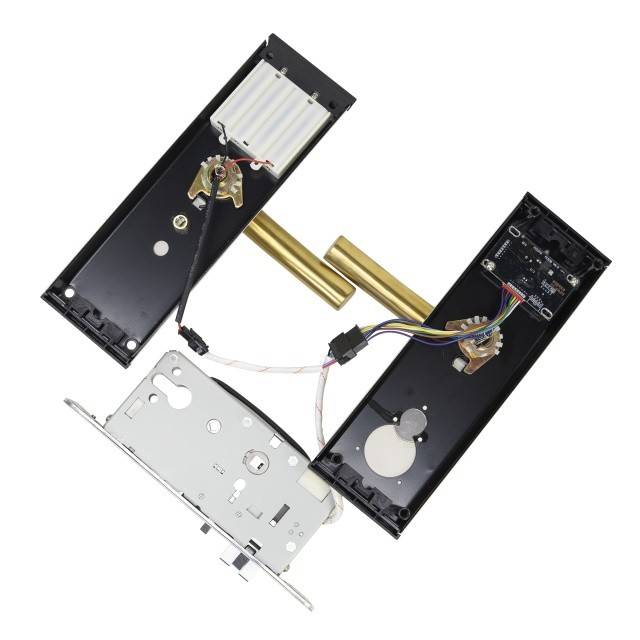 Yala control acces hotelier PNI CH2000R PRO Gold cu cititor de card deschidere pe partea dreapta