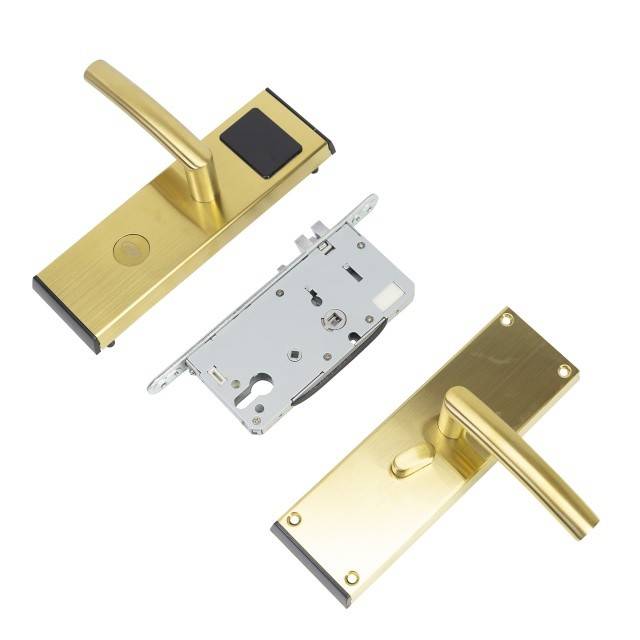 Yala control acces hotelier PNI CH2000R PRO Gold cu cititor de card deschidere pe partea dreapta