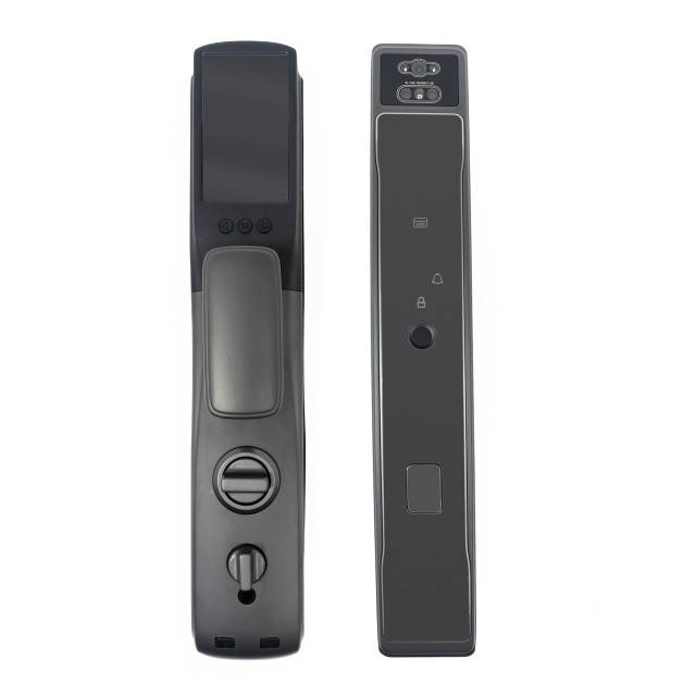 Yala inteligenta PNI SafeHome PTY8819, card, cod, amprenta, 300 utilizatori, control din aplicatia Tuya Smart, camera HD incorporata
