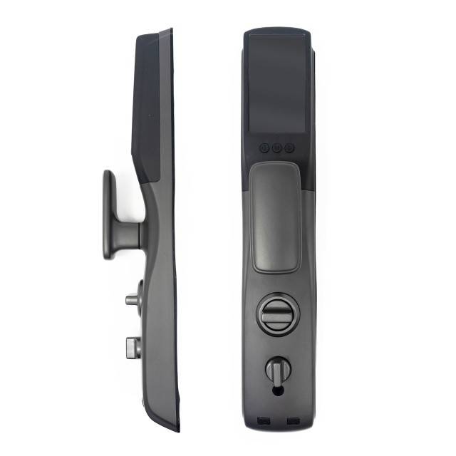 Yala inteligenta PNI SafeHome PTY8824, card, cod, amprenta, 300 utilizatori, control din aplicatia Tuya Smart, camera HD incorporata