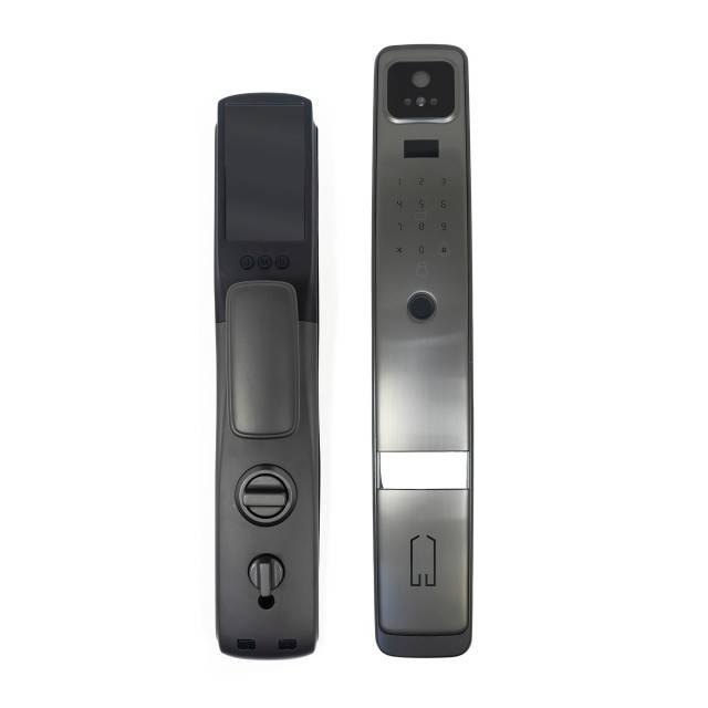 Yala inteligenta PNI SafeHome PTY8824, card, cod, amprenta, 300 utilizatori, control din aplicatia Tuya Smart, camera HD incorporata