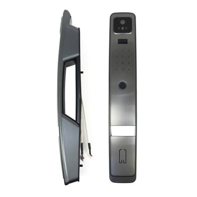 Yala inteligenta PNI SafeHome PTY8824, card, cod, amprenta, 300 utilizatori, control din aplicatia Tuya Smart, camera HD incorporata