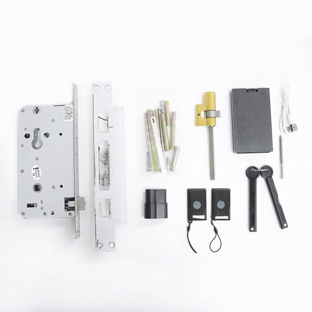 Yala inteligenta PNI SafeHome PTY8825, cod, card, recunoastere faciala, amprenta si Sticky Pad Drapel