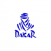 Abtibild Dakar albastru auto decorativ pentru exterior si interior