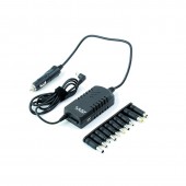 Alimentator auto pentru laptop TIR 100W 12/24V cu mufa pentru bricheta – VOLT