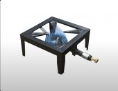 Aragaz cu arzător de 170 mm. Cadru din fontă sudată 40*40 cm – putere 7,5 kW Powerfire 4H