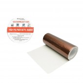 Banda butilica hidroizolanta autoadeziva 300mm x 5m cu folie de aluminiu maro RAL8003 Breckner Germany