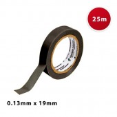 Banda izolatoare din PVC, grosime 0.13 mm, 19 mm x 25 m. Neagra