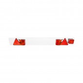 Bara remorca 1220mm, 2x lampa, 1x lampa ceata, 2x triunghi reflectorizant, cablu 6m si priza 7 pini 12V
