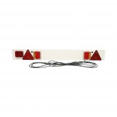 Bara remorca 1220mm, 2x lampa LED, 1x lampa ceata LED, 2x triunghi reflectorizant, cablu 6m si priza 7 pini 12/24V