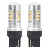 BEC LED CANBUS 24SMD 3030 T20 7440 WY21W amber 12/24V