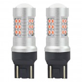 BEC LED CANBUS 24SMD 3030 T20 7443 WR21/5W rosu 12/24V