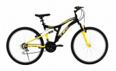 Bicicleta MASTER 26 inch galben cu negru