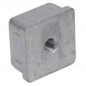 Bucsa metalica cu filet interior 40x40mm M10