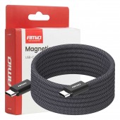 Cablu de incarcare USB-C – USB-C 60W 200cm Amio