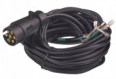 CABLU ELECTRIC PENTRU REMORCA CU PRIZA 7/12V + CABLU 2X5M