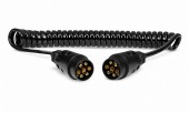 Cablu electric spiralat 7 pini 3.9 m tip N 12V